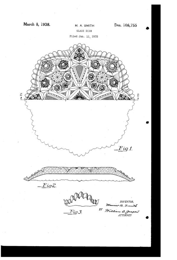 McKee Fentec Plate Design Patent D108755-1