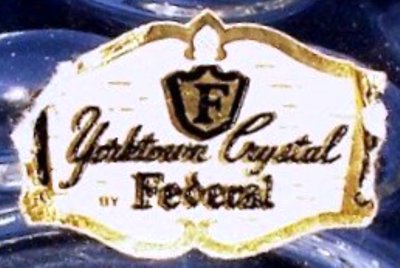 Federal Yorktown Crystal Label