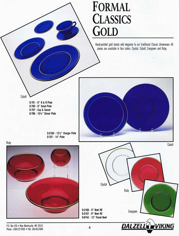 Dalzell Viking  Formal Classics Gold Catalog Page
