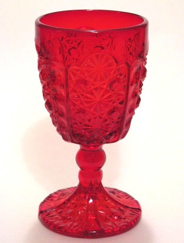 L. G. Wright Daisy & Button Goblet
