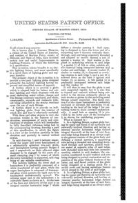 Belmont Light Fixture Patent 1184952-2