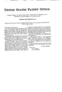 Belmont Goblet Design Patent D  6975-2