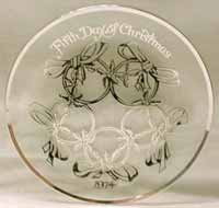 Silver City "Twelve Days of Christmas" Plate