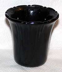 Akro Agate # 297 CF Flower Pot (scalloped top)