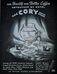 Cory Coffee Brewer Ad