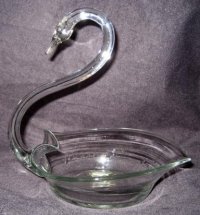 Scandia Handcraft Glass Swan