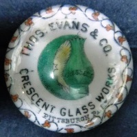 Crescent Glass Works Paperweight