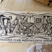McKee / Thatcher Packaging for Milk Glass Punch Set