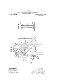 Heisey #  21 Aristocrat Electro-Portable Candlestick Patent 1272862-2
