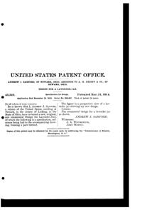 Heisey # 358 Jar Design Patent D 45542-2