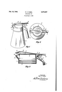 Heisey Jug Top Patent 2272867-1
