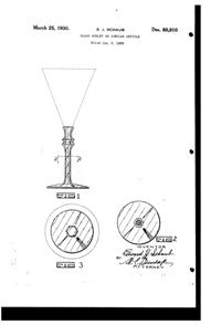 Central #1448 Stem Design Patent D 80810-1
