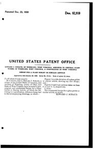 Central #1470 Goblet Design Patent D 82910-2