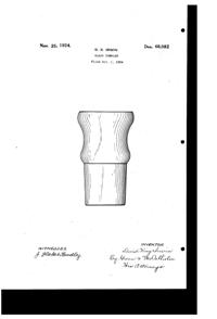 Morgantown Tumbler Design Patent D 66082-1
