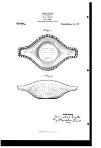 McKee Bowl Design Patent D 50960-1