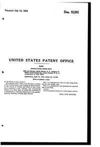 McKee Bottoms Up Mug Design Patent D 92693-2