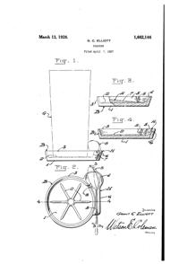 MacBeth-Evans Coaster/Spoon Rest Patent 1662146-1
