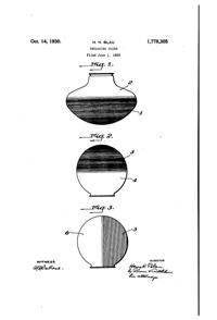 MacBeth-Evans Light Fixture Globe Patent 1778305-1