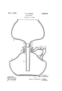 MacBeth-Evans Coffee Maker Patent 1934070-1