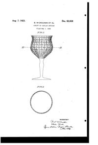 Bryce Goblet Design Patent D 62838-1