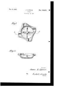 Hazel-Atlas Ash Tray Design Patent D106872-1