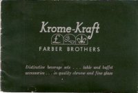 Farber Bros Krome Kraft Booklet