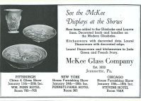 McKee Glasbake &  Louvre Advertisement