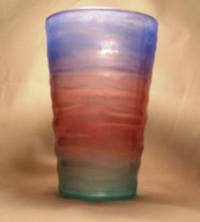 Consolidated #1116 Catalonian Rainbow Tumbler Vase