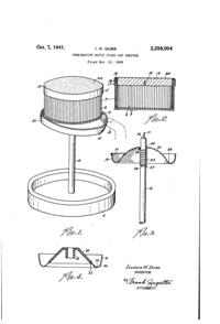 Akro Agate Hamilton Match Holder Patent 2258004-1