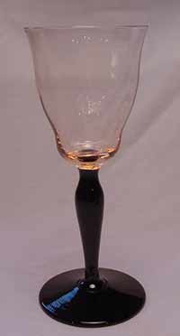 Maryland Glass Co. Bi-Color Goblet