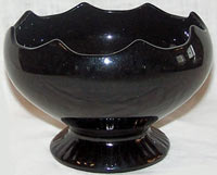 L. E. Smith Footed Bowl