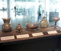 Toledo Glass Pavilion Museum Display of Ancient Glass