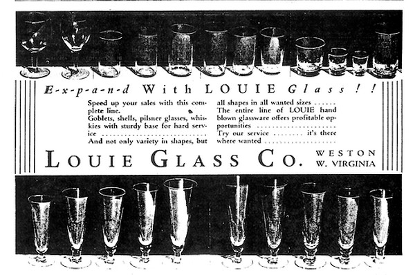 Louie Glass Advertisement