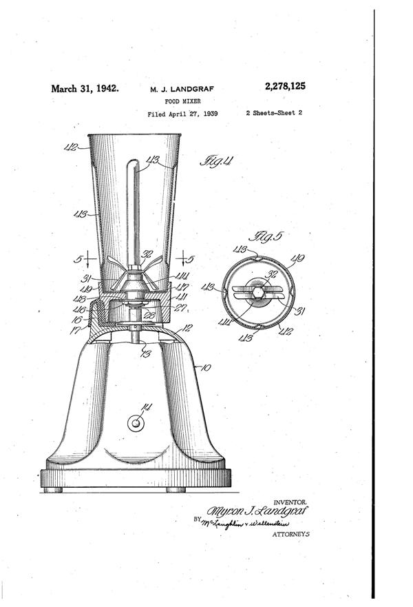 Vidrio Products Blender Patent 2278125-2