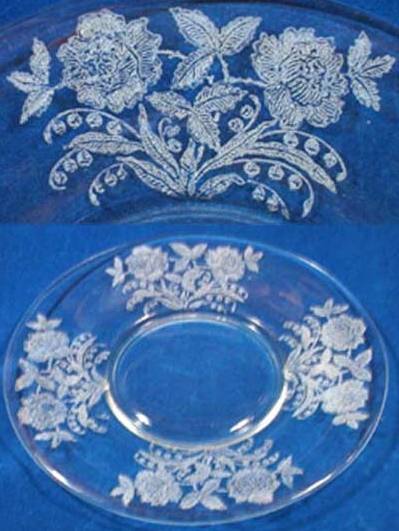 Unknown Floral Etch on Unknown Plate