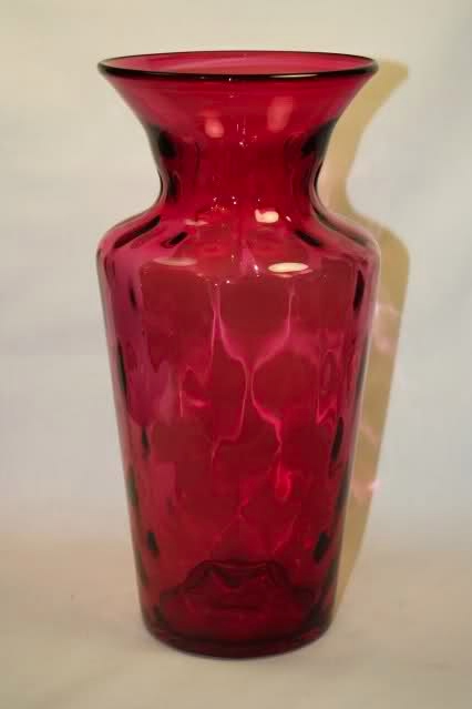 Diana Handcraft Cranberry Vase
