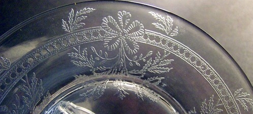 Lotus #1023 Border Etch