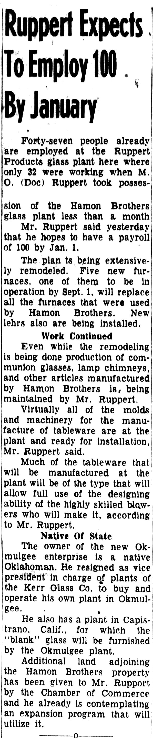 1946/08/16 Newspaper Article