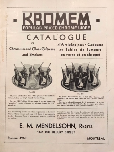 KROMEM 1936 Catalog Page  1