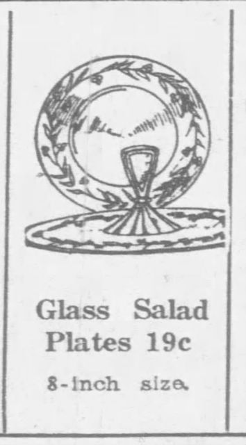 Unknown Salad Plate Advertisement