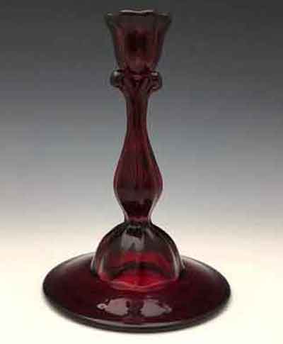 Paden City #1504 "Chaucer" Single-Light Candlestick