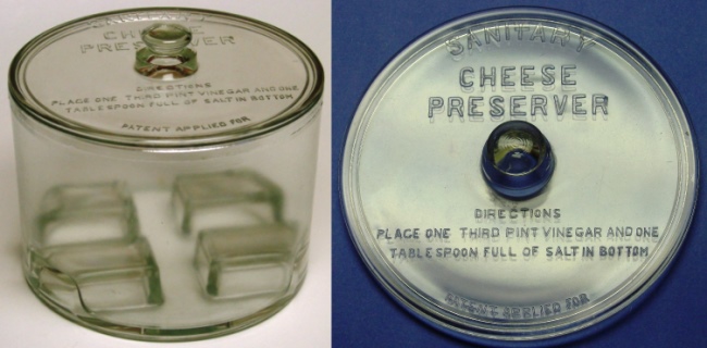 Cambridge #1570 Cheese Preserver Jar
