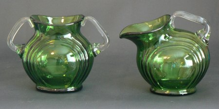 Cambridge #3450 Nautilus Cream & Sugar