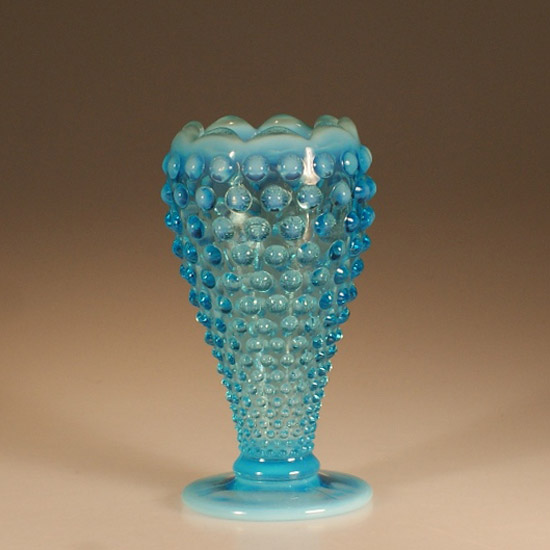 Fenton Hobnail Cupped Vase