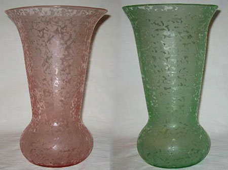 Fenton # 184 Ming Etch Vases