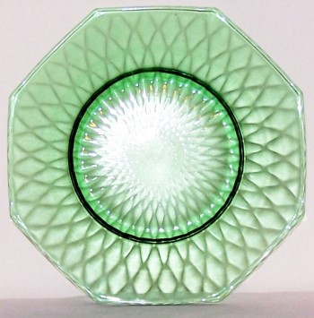 Fenton #1502 Diamond Optic Octagon Plate