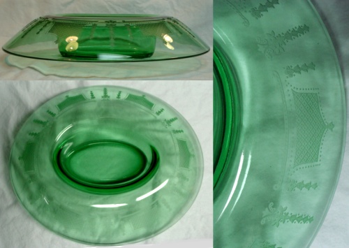 Fostoria #2371 Beverly Oval Rolled Edge Bowl