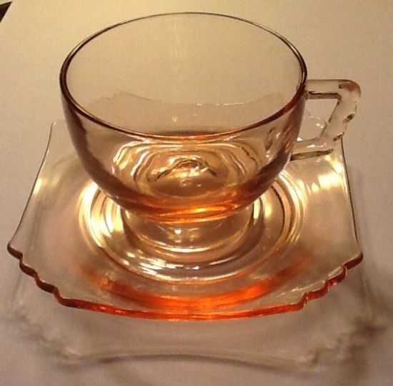 Fostoria #2419 Footed Cup & Saucer