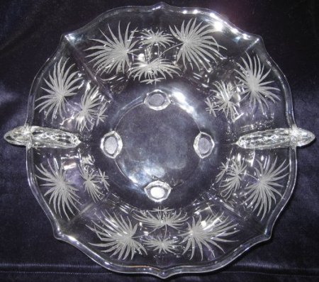 Fostoria #2484 Baroque Bowl with Lido Etch