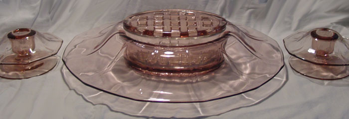 Fostoria Console Set